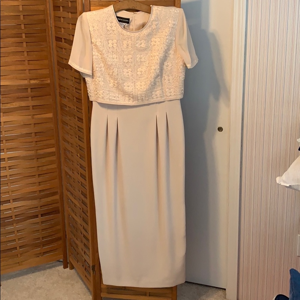 Vintage 1990s mother of the groom formal dress.